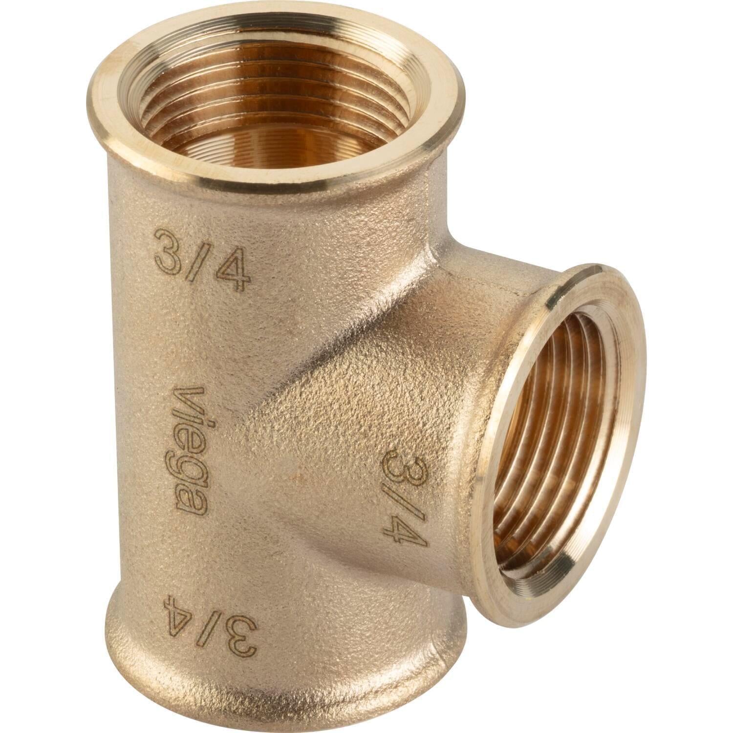 Тройник бронзовый Viega 3130 d 1/2" ВОВ (264222)