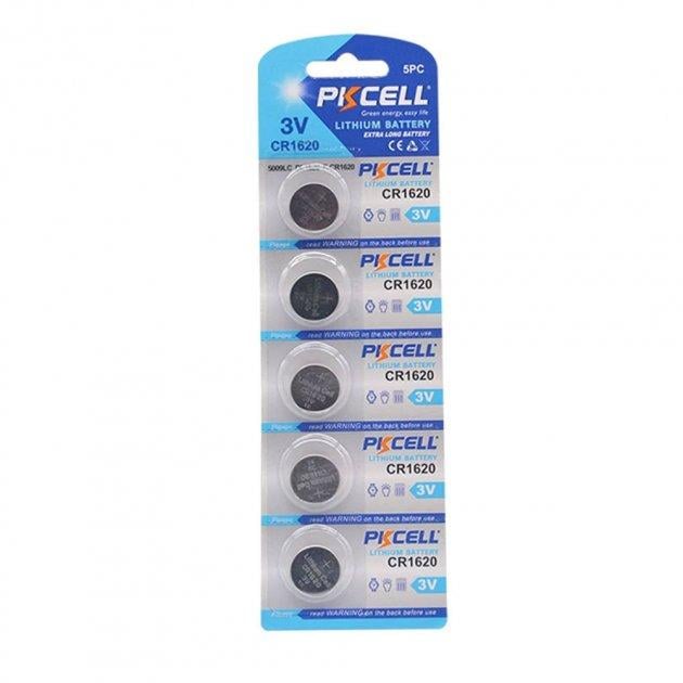 Батарейка литиевая PKCELL CR1620 3 V 5 шт. Батарейка литиевая PKCELL CR1620 3 V 5 шт.