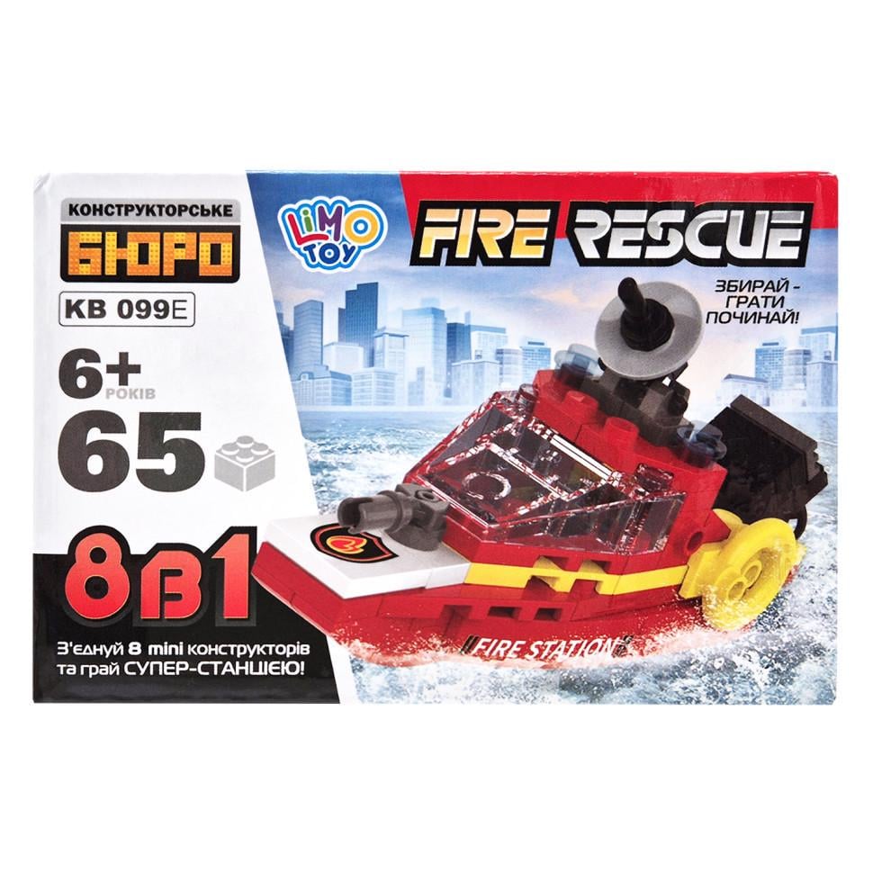 Конструктор дитячий Пожежна служба порятунку Fire Rescue KB 099E 65 деталей (RLT50832)