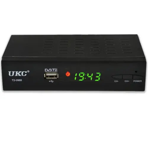 Ресивер цифровой DVB-T2 UKC 0968 с поддержкой Wi-Fi адаптера (24213322) - фото 6