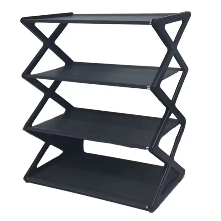 Полка-органайзер для обуви RIAS X-Type 4 уровня 42x18,5x49,5 см Black (3_08643) Полка-органайзер для обуви RIAS X-Type 4 уровня 42x18,5x49,5 см Black (3_08643)