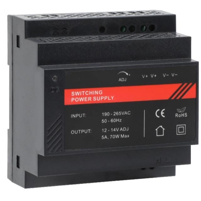 Блок живлення на DIN рейку DR12060-02 12V/5A