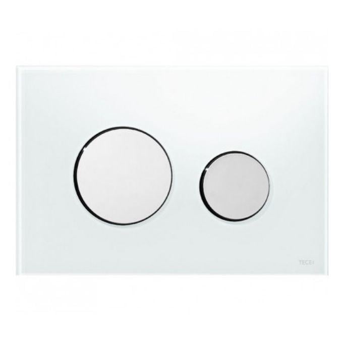 Панель смыва для унитаза TECE loop двойное стекло Хром глянцевый (9240660)