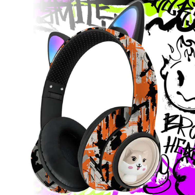 Навушники AKZ-37 LED Помаранчевий (45066-AKZ-37)_379) - фото 3 Навушники AKZ-37 LED Помаранчевий (45066-AKZ-37)_379) - фото 3