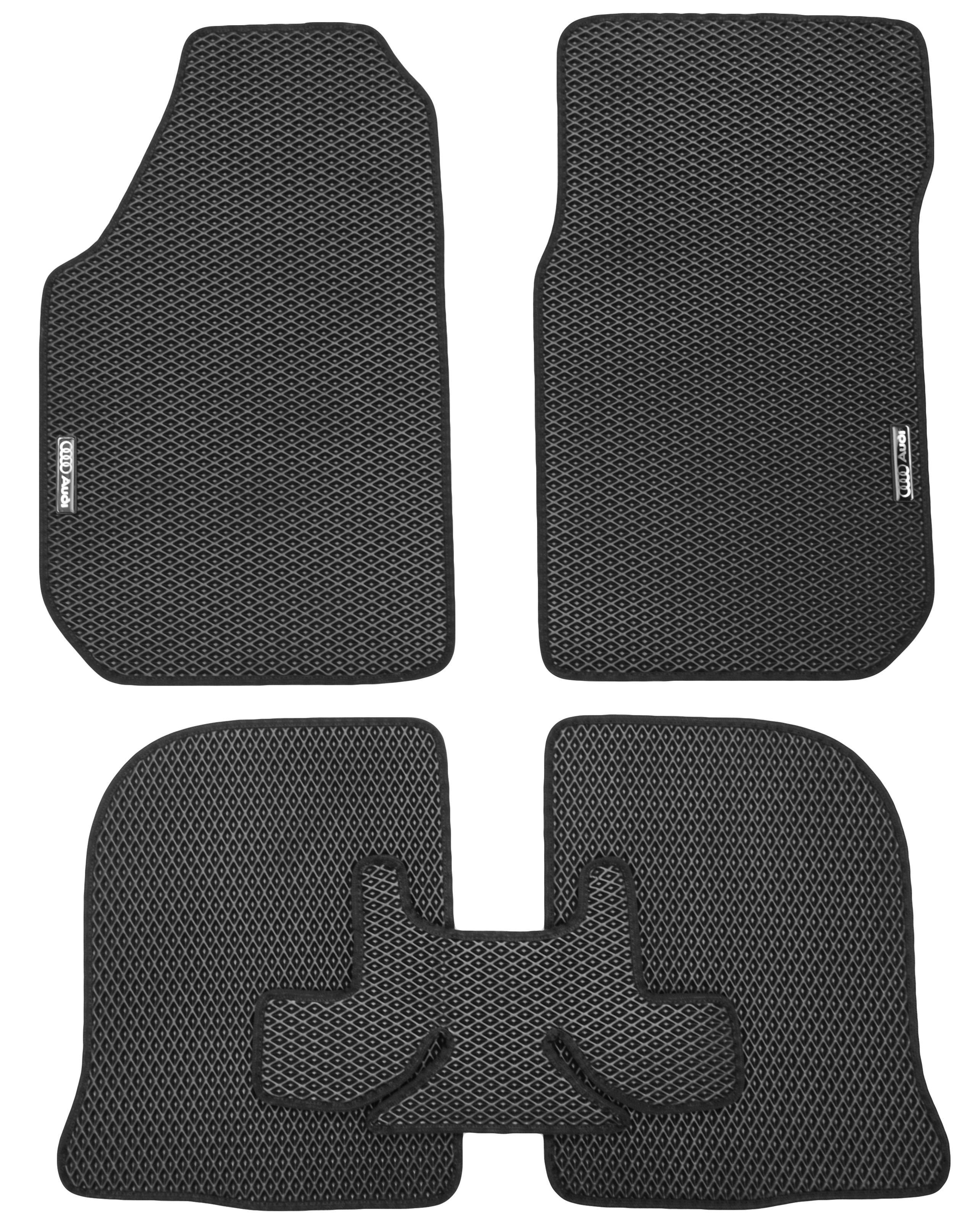 Коврики в салон для Audi 100 /A6 '91-97 EVA Черный (176199)