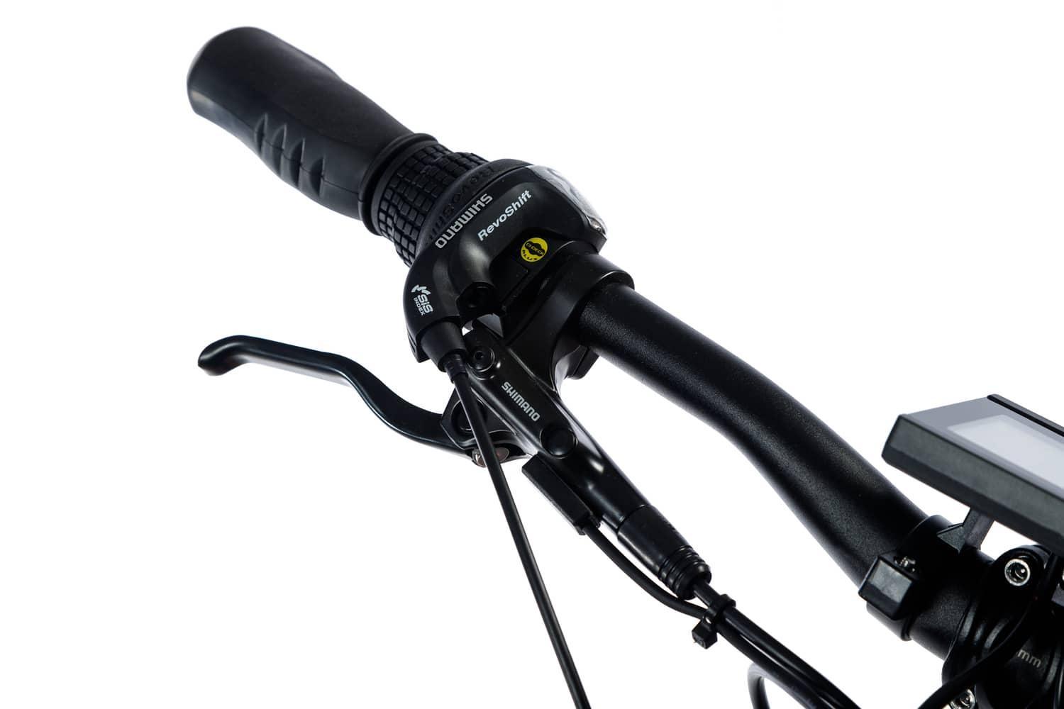 Электровелосипед фэтбайк Wendat c гидравлическими тормозами 26"/19" 48V 24Ah 1000W Черно-оранжевый (EVFWCO) - фото 2