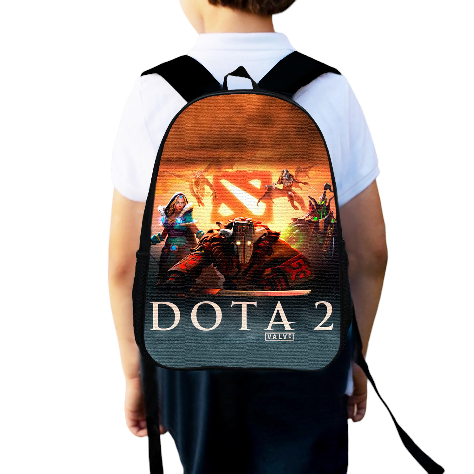 Шкільний рюкзак дитячий Dota 2 для хлопчика 34х27 см (0168)