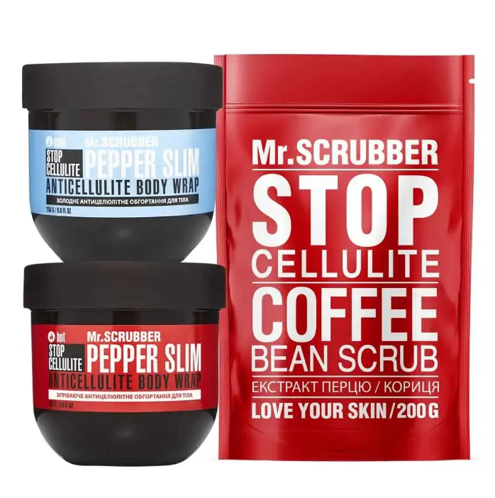 Набір антицелюлітний Mr.SCRUBBER Hot & Cold і скраб (2001190700) Набір антицелюлітний Mr.SCRUBBER Hot & Cold і скраб (2001190700)