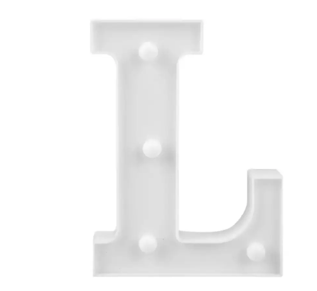Літера led об'ємна L маленька 16x12 см Білий (553098) - фото 2 Літера led об'ємна L маленька 16x12 см Білий (553098) - фото 2