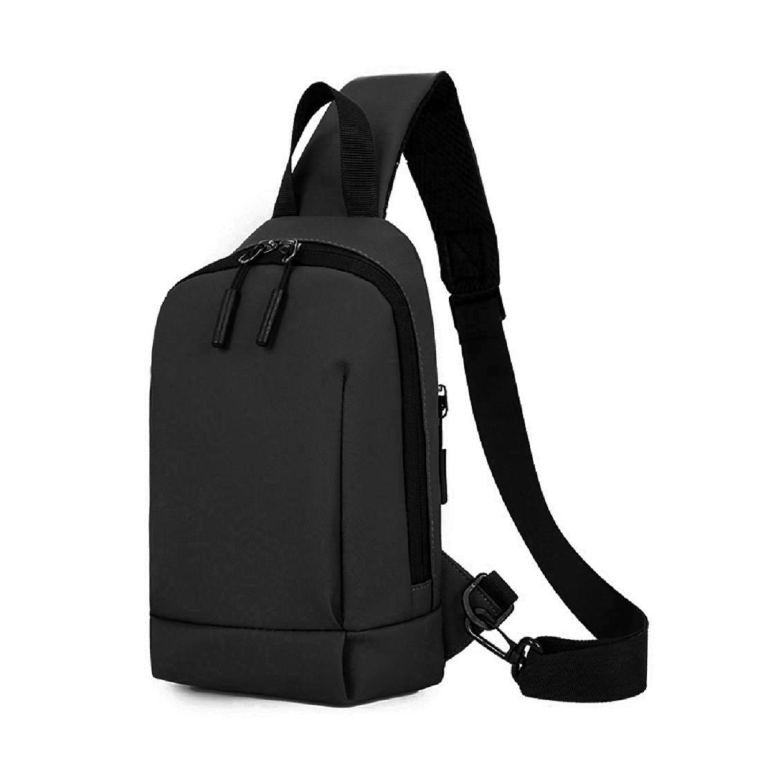 Мужская сумка через плечо Royal Bag ATN02-233A Черный (7467)