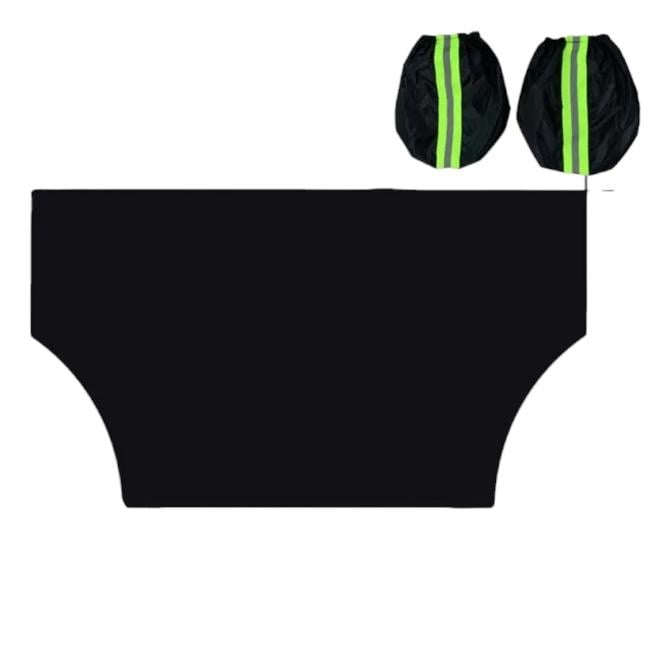 Накидка на лобовое стекло и боковые зеркала от снега с магнитами зима/лето (11392666)