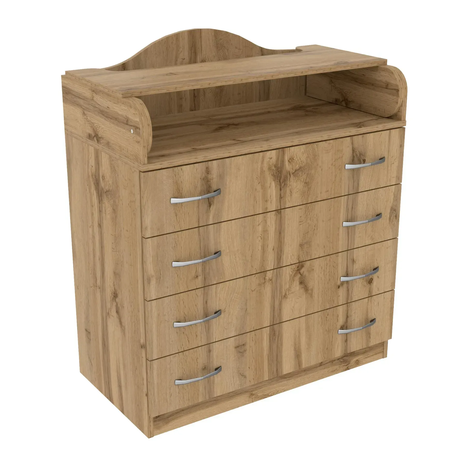 Комод пеленальний Kontinent №1 зі знімними бортиками 86,4х46,5х102 см Дуб Аппалачі (52547164) - фото 2 Комод пеленальний Kontinent №1 зі знімними бортиками 86,4х46,5х102 см Дуб Аппалачі (52547164) - фото 2