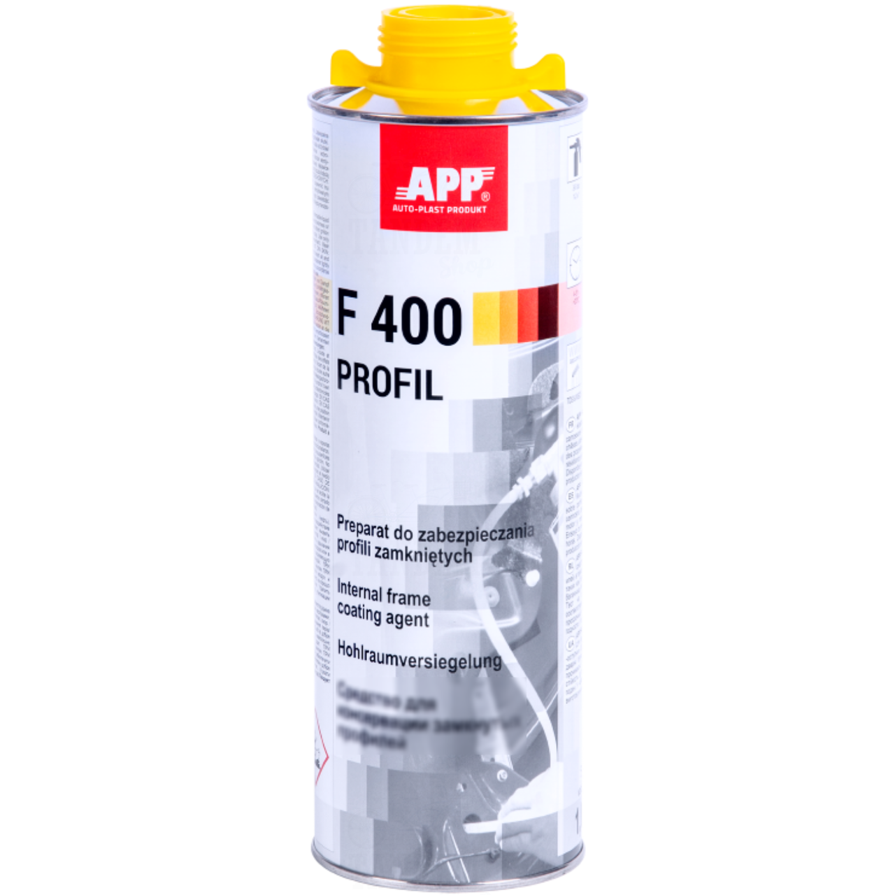 Средство для защиты закрытых профилей кузова вольв APP F400 Profil 1 л Коричневый (APP_050301)
