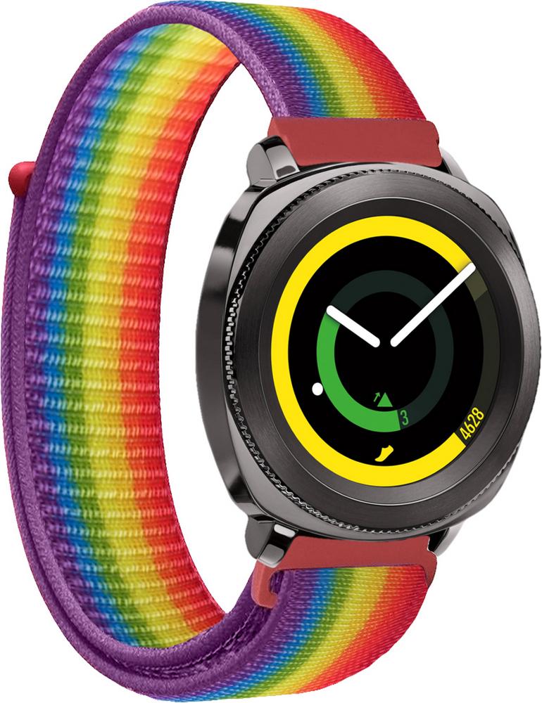 Ремешок нейлоновый Sport Loop для Samsung Gear Sport Rainbow (22392-6B)