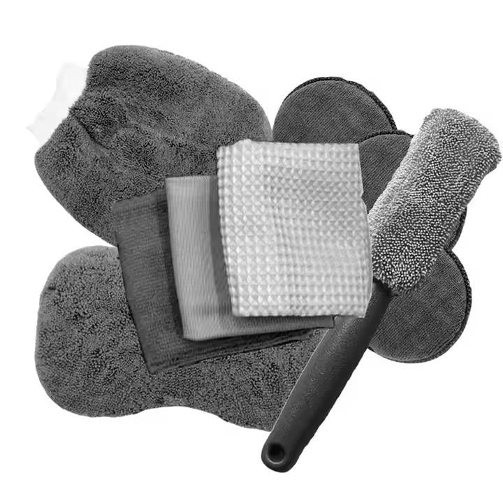 Набір для ручного миття автомобіля мікрофібра (QY-060) - фото 3 Набір для ручного миття автомобіля мікрофібра (QY-060) - фото 3