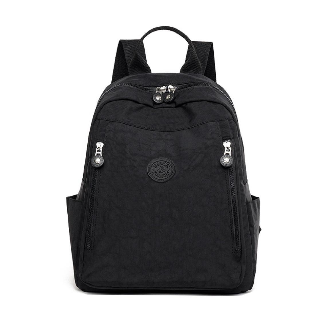 Городской рюкзак женский Royal Bag WT1-8130A текстильный Черный (7568)