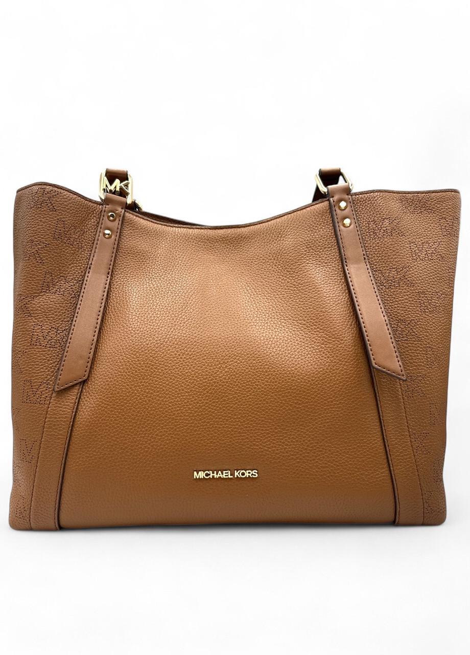 Сумка женская Michael Kors Arlo 35S3GW7T9L luggage lg lrab tote leather Коричневый (2741518693)