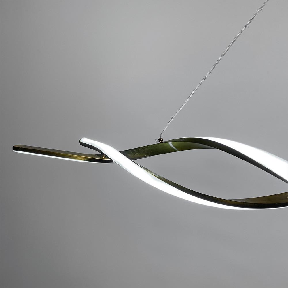 Світильник лінійний підвісний LED SCREW 100 см Золотий (h 20L AB) - фото 3 Світильник лінійний підвісний LED SCREW 100 см Золотий (h 20L AB) - фото 3