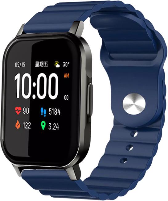 Ремешок Wave для Haylou Smart Watch 2 LS02 27748 Dark Blue (27748-5D) - фото 1 Ремешок Wave для Haylou Smart Watch 2 LS02 27748 Dark Blue (27748-5D) - фото 1