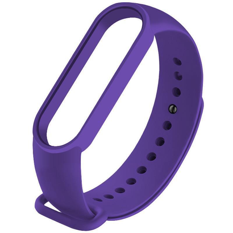 Ремінець силіконовий для Xiaomi Mi Band 5/6 Фіолетовий/Purple (00000037249_6)