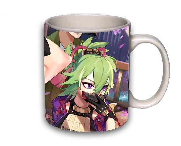 Чашка Итто и Куки Геншин импакт Genshin Impact Белый (z1514)