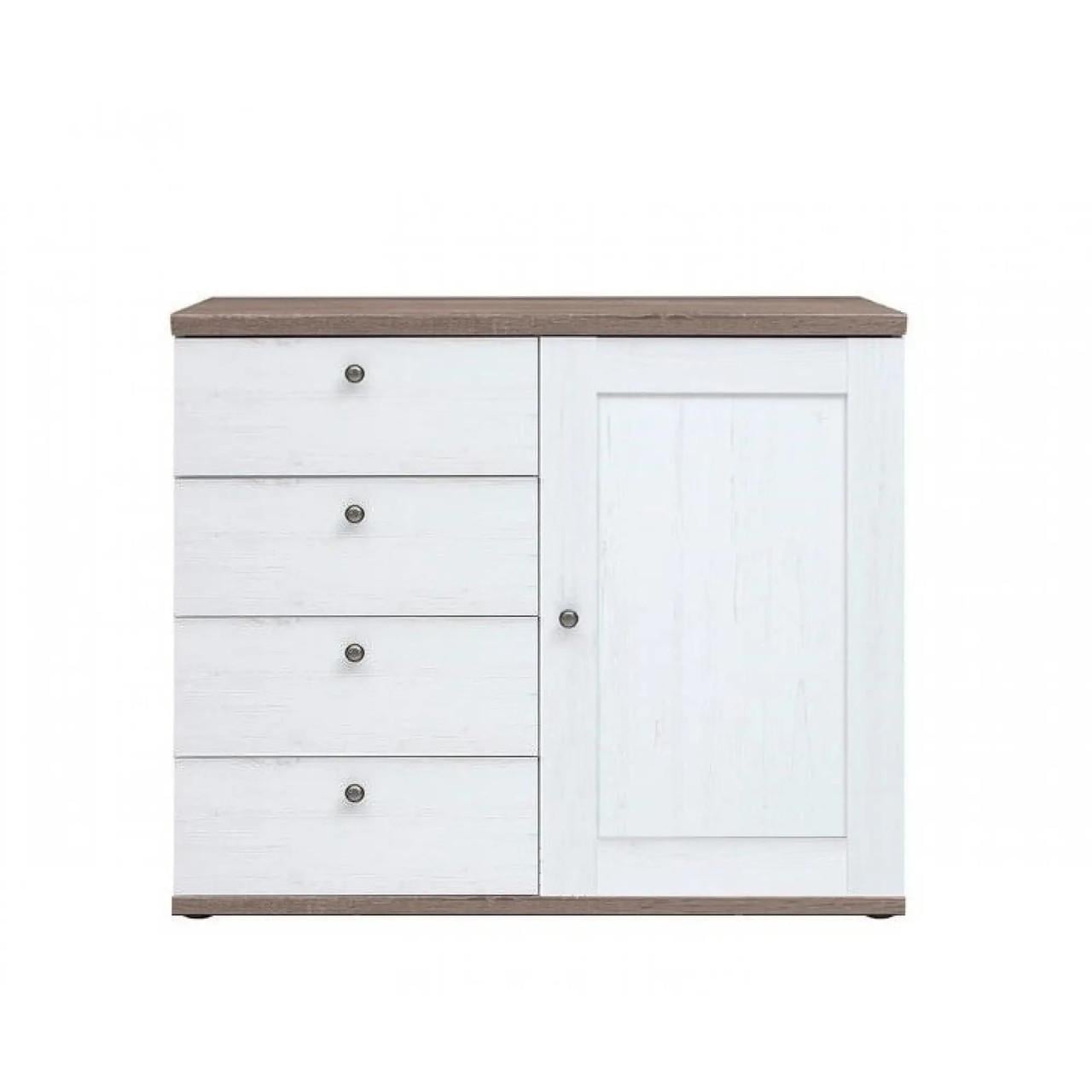 Комод в гостиную Гербор Тина KOM4S1D Сосна каньон/Дуб сонома трюфель (GRB-1165)