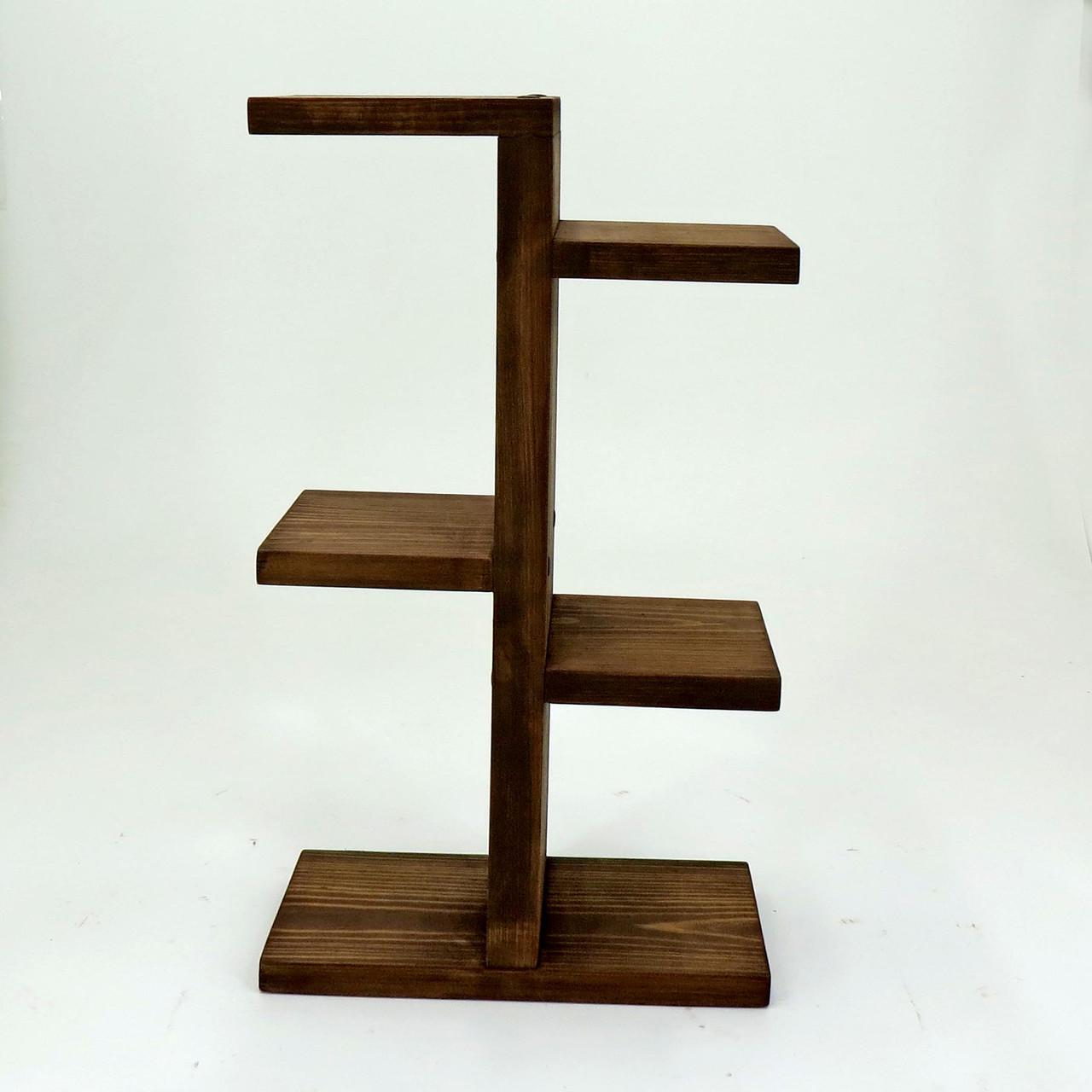 Підставка для квітів з дерева Валенсія максі Капучіно (ЦВП-100309) - фото 2