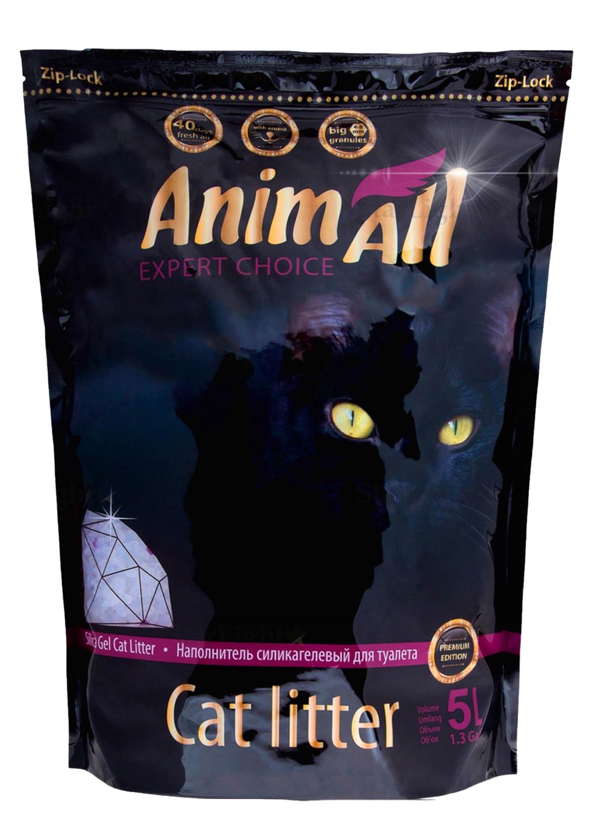 Наполнитель для котов AnimAll Deluxe cиликагелевый 5 л (345211630)