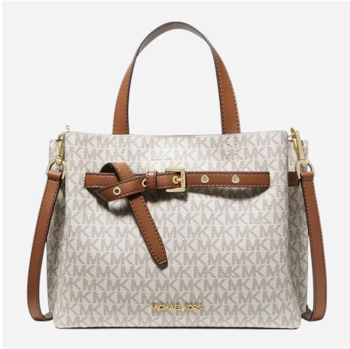 Сумка жіноча Michael Kors Emilia Small Crossbody Vanilla/Acrn 35H0GU5S1B (67331-87) Сумка жіноча Michael Kors Emilia Small Crossbody Vanilla/Acrn 35H0GU5S1B (67331-87)