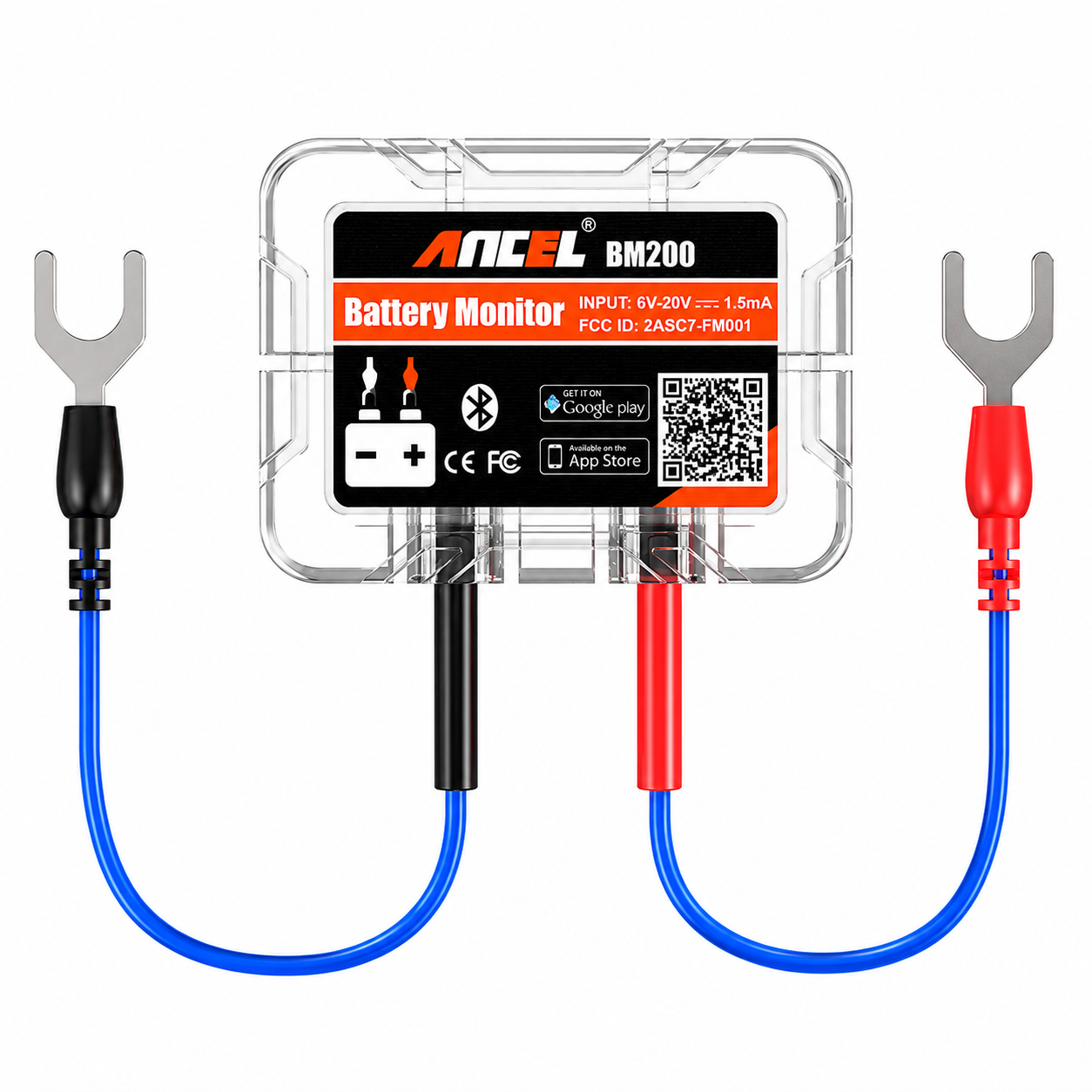 Тестер для АКБ Ancel BM200 по Bluetooth (1015-010-00)