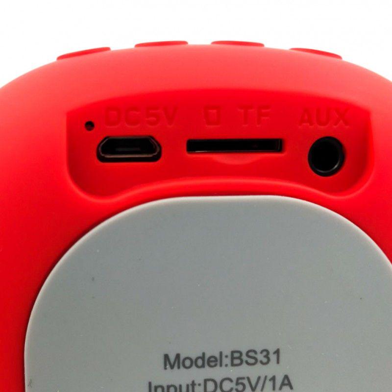 Колонка портативна Hoco BS31 Bluetooth Red (12355) - фото 4