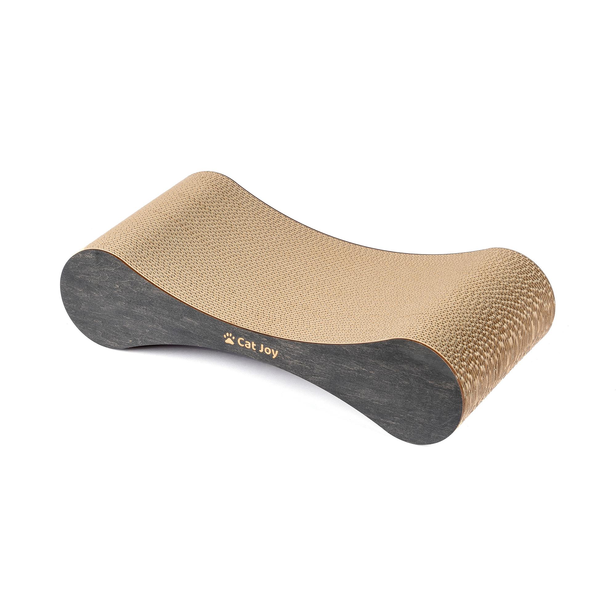 Кігтеточка з дерев'яним фасадом Сat Joy Modern Wood гофрокартон Black (854300003) - фото 4 Кігтеточка з дерев'яним фасадом Сat Joy Modern Wood гофрокартон Black (854300003) - фото 4