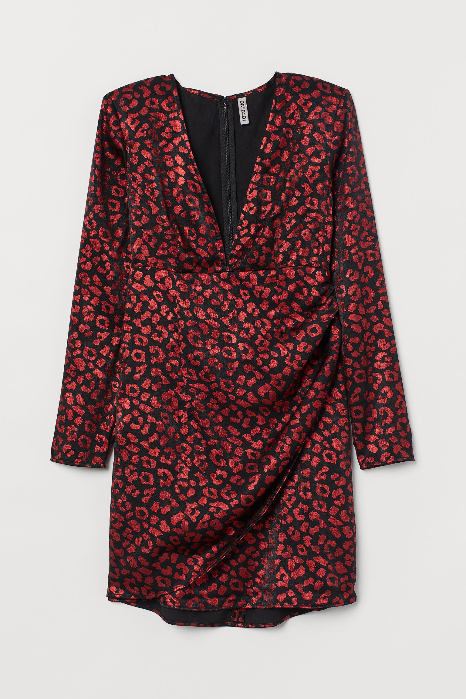 Платье H&M р. 42 Красно-черный (23037652100) Платье H&M р. 42 Красно-черный (23037652100)