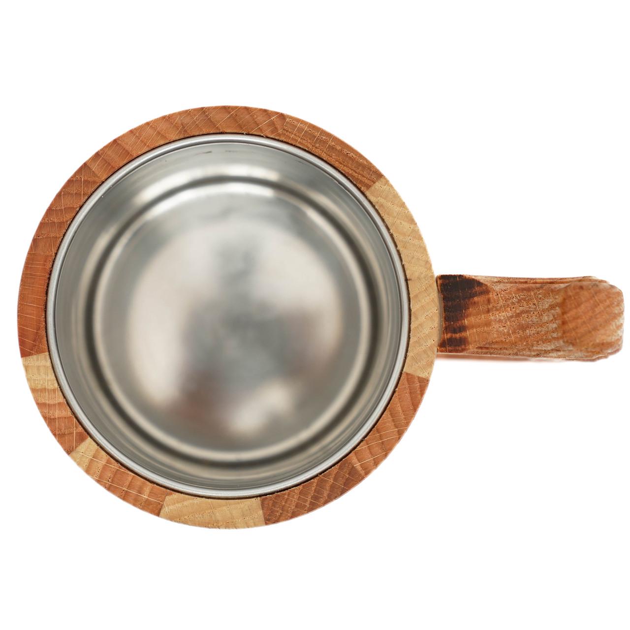 Кухоль пивний з металевою вставкою (1390581456) - фото 3 Кухоль пивний з металевою вставкою (1390581456) - фото 3