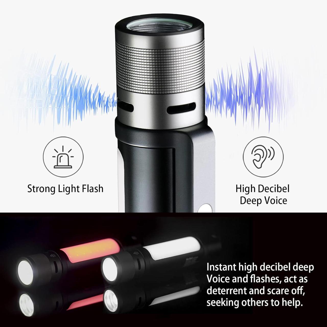 Ручной фонарь NexTool 6в1 с функцией повербанка 2600 mAh Черный (000577) - фото 3