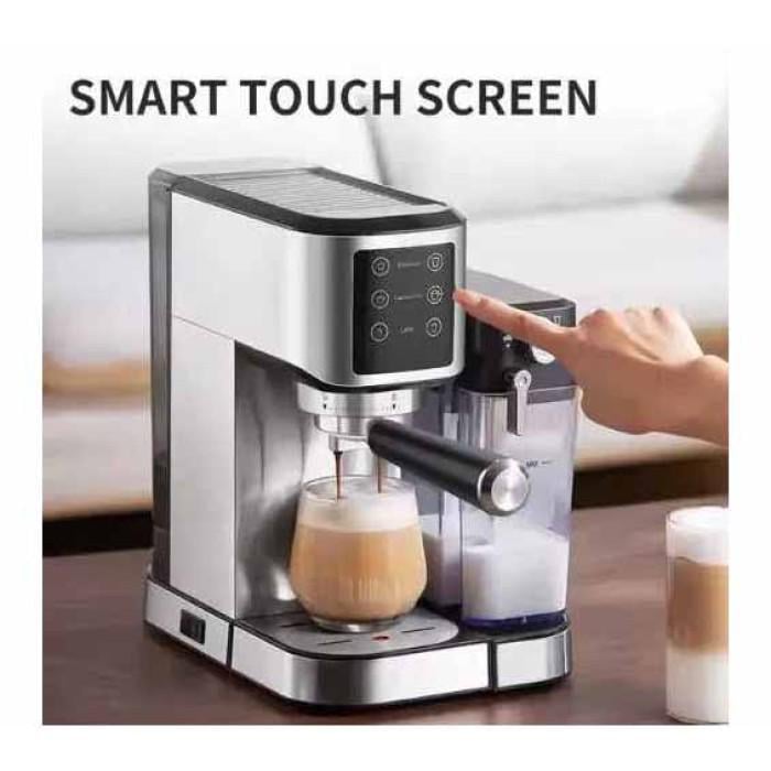 Кофеварка сенсорная электрическая рожковая Sokany SK-04027 1350 Вт 20 бар - фото 3