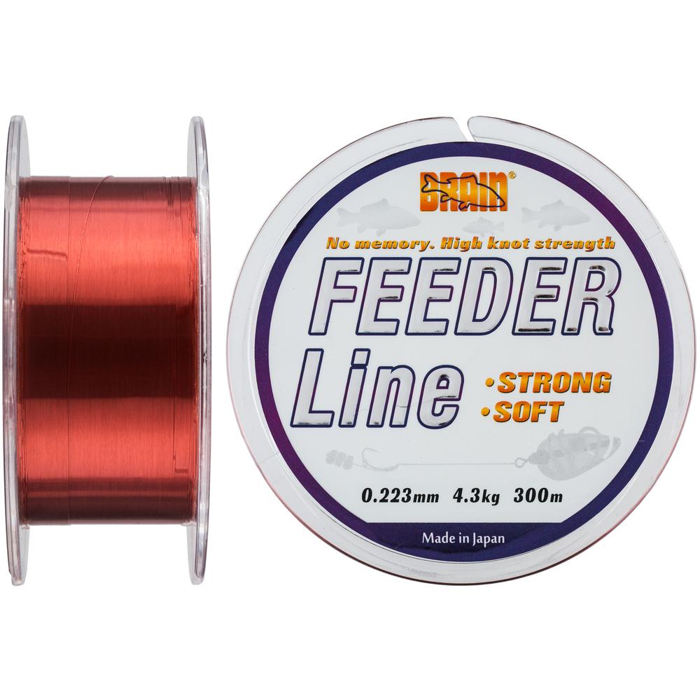 Леска Brain Feeder Copper 0,223 мм 4,3 кг 300 м (257efbf7)