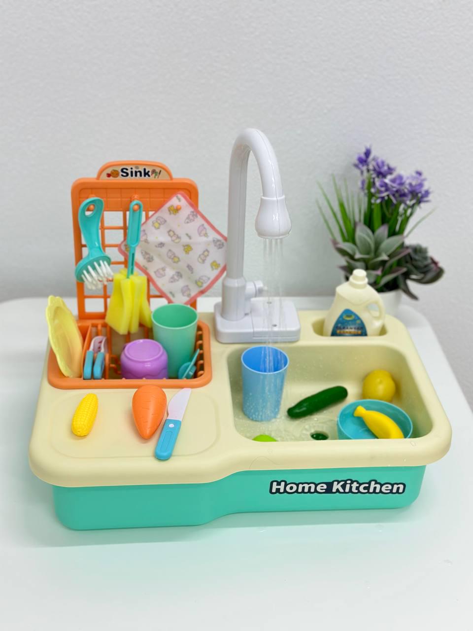 Мийка дитяча 39х33х24 см 20 аксесуарів Блакитний (9T1774)