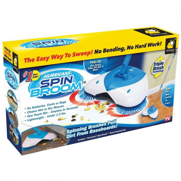 Швабра-веник механический Hurricane Spin Broom - фото 5