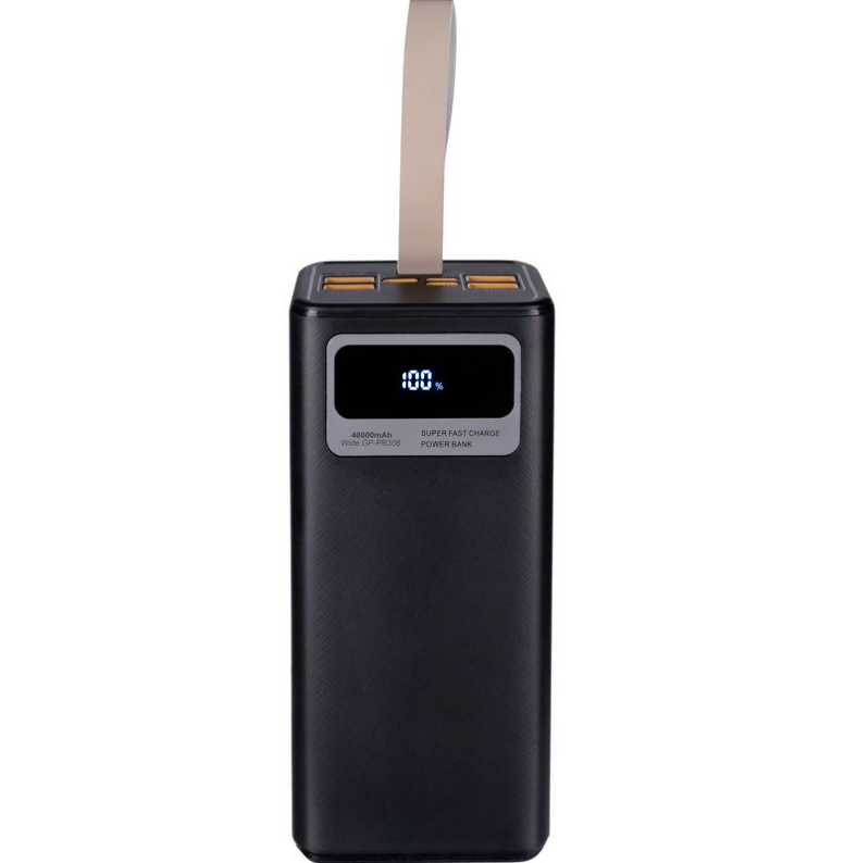 Повербанк Gelius Wide GP-PB308 40000 mAh QC+PD 22,5W/Led Black (2635752269) - фото 3 Повербанк Gelius Wide GP-PB308 40000 mAh QC+PD 22,5W/Led Black (2635752269) - фото 3