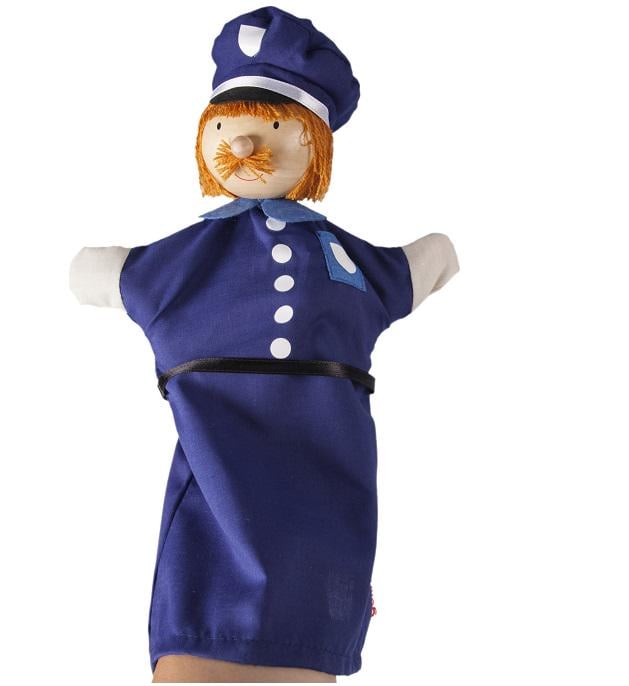 Кукла-перчатка тканевая GoKi Полицейский Синий (51646G)