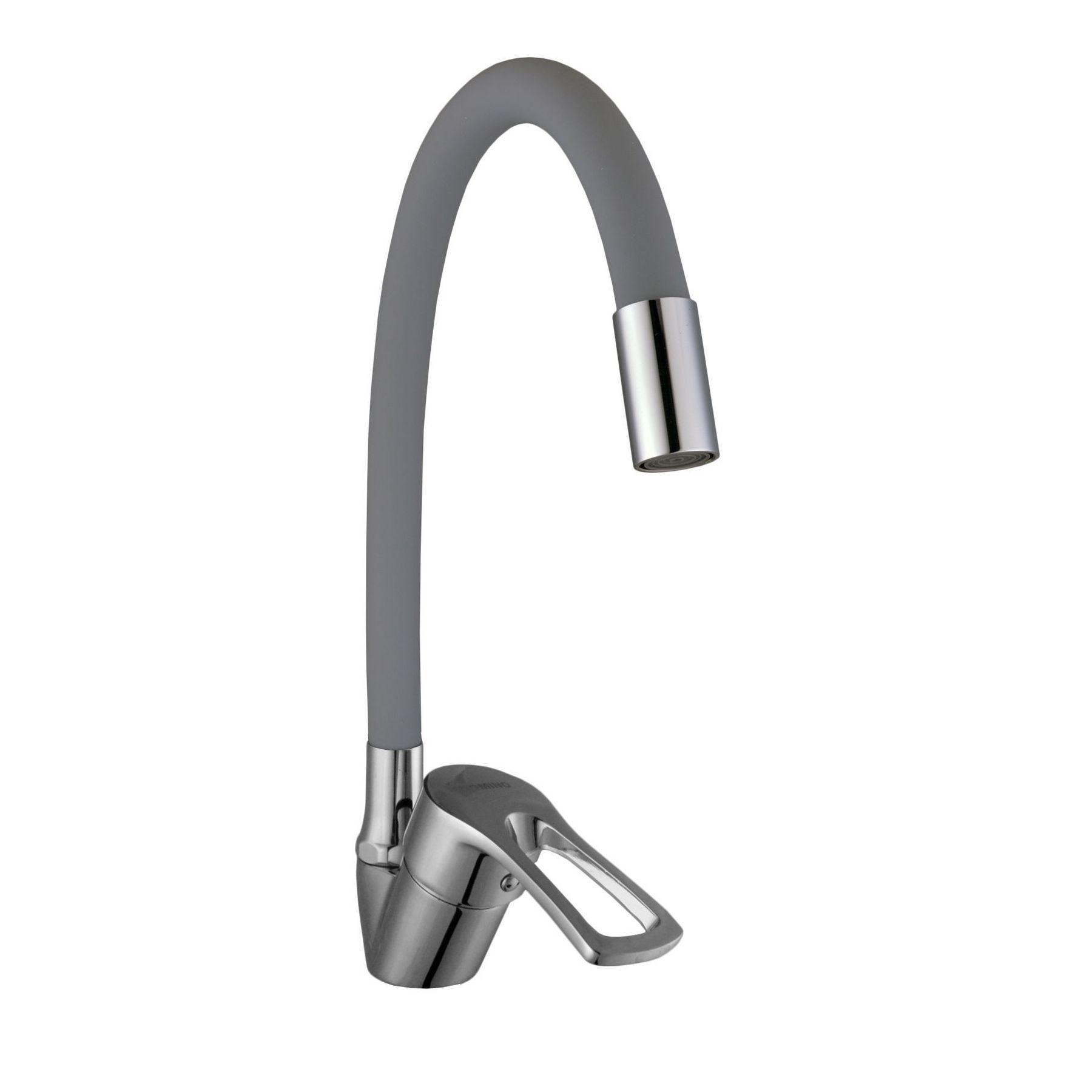 Змішувач для кухні DOMINO SIRIUS DSV-203SLR Grey - фото 4 Змішувач для кухні DOMINO SIRIUS DSV-203SLR Grey - фото 4