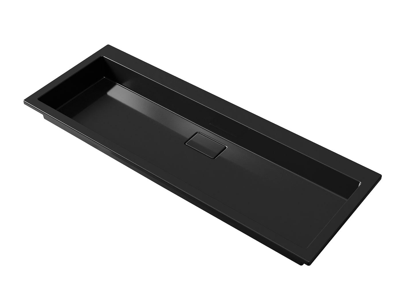 Умывальник накладной Luxor Imperio Low 120 см Black (35691609)