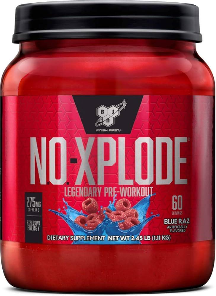 Передтренувальний комплекс BSN N.O. Xplode 3.3 blue raspberry 1109 г