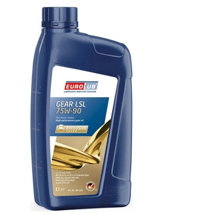 Масла трансмиссионные EuroLub gear lsl sae 75 W-90 1 л
