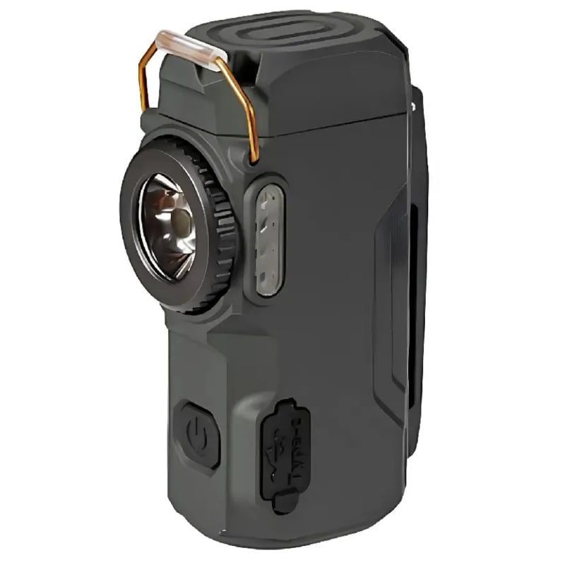 Ліхтарик світлодіодний UKC D50-SMD портативний USB запальничка Black (23678342)