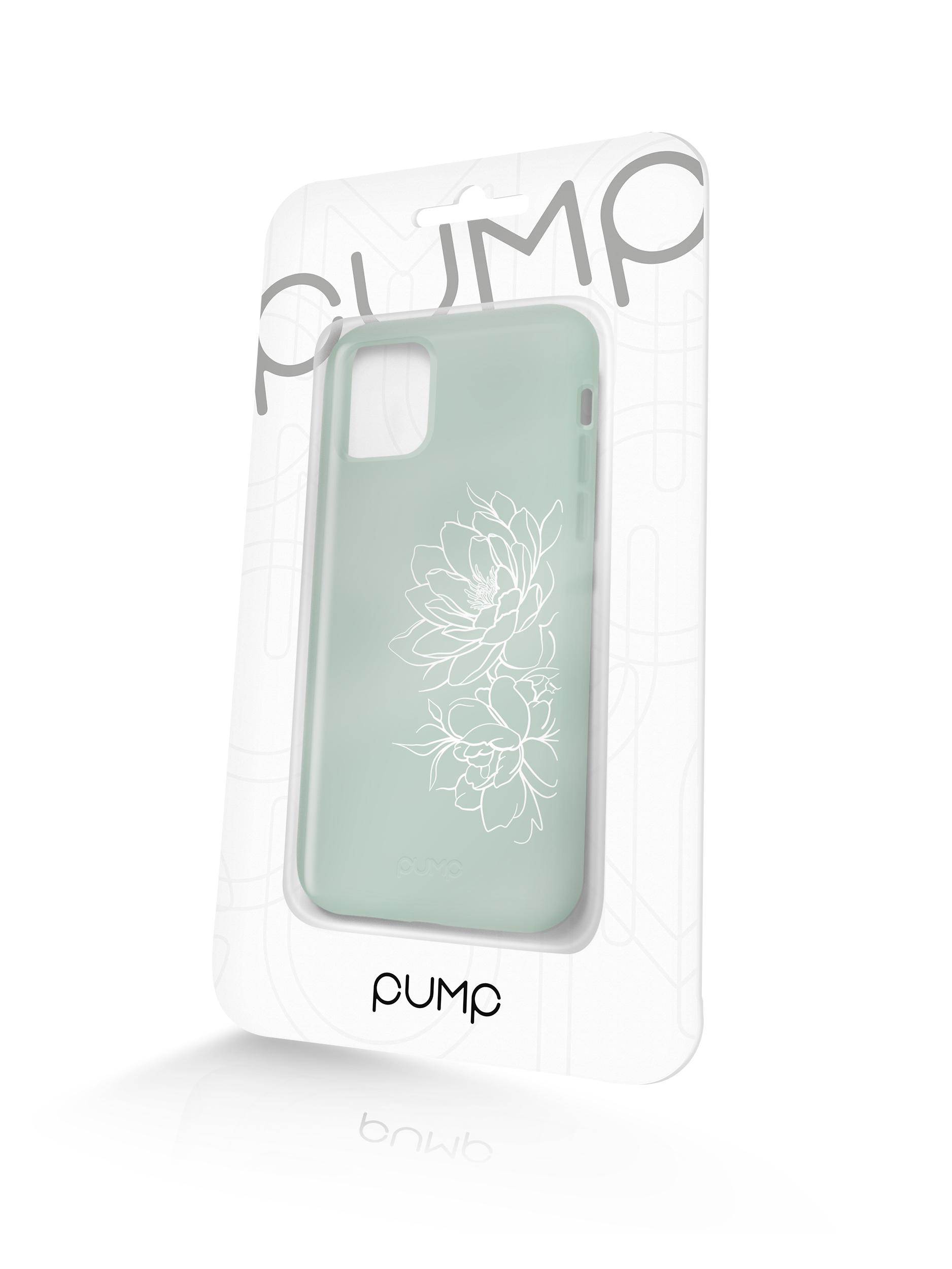 Чохол Pump Silicone Minimalistic Case для iPhone 11 Pro Floral З малюнком Зелений - фото 4