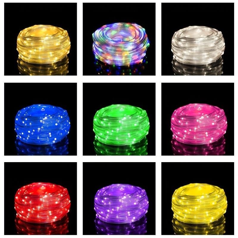 Гирлянда Росса с управлением через смартфон по Bluetooth от USB с пультом 100 LED 10 м (3020) - фото 2