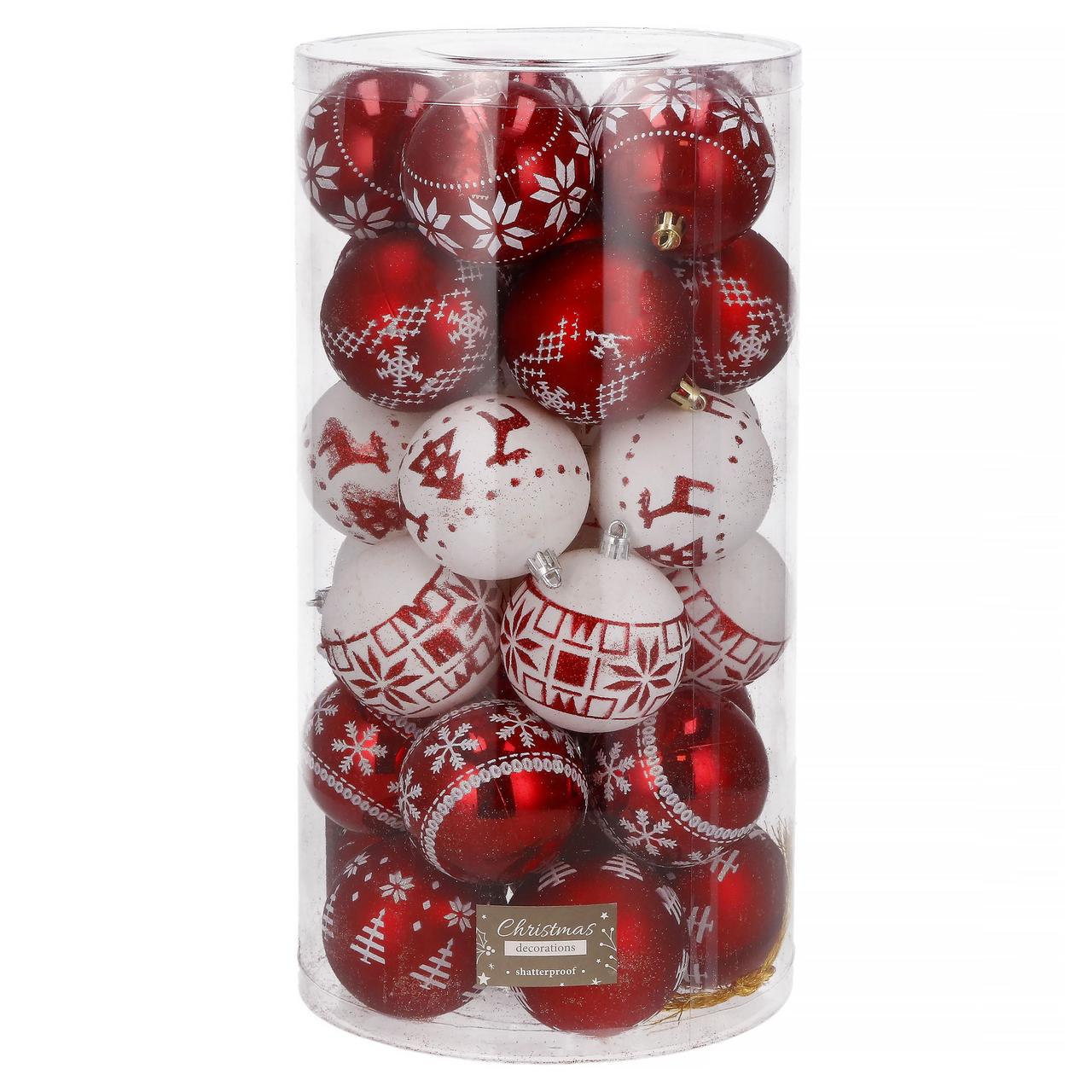 Набір ялинкових куль Springos D 7 см 30 шт. (CA0150)