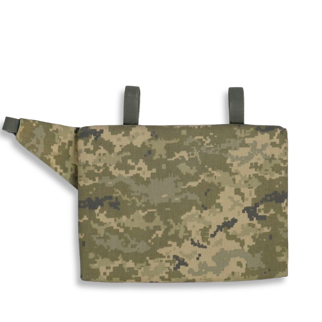 Каремат-сидушка під броню Kiborg 20 мм Cordura Pixel - фото 2 Каремат-сидушка під броню Kiborg 20 мм Cordura Pixel - фото 2